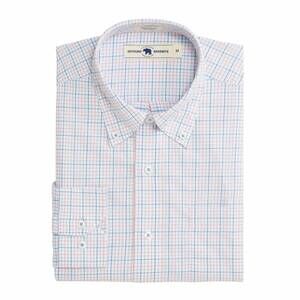 NEW ONWARD RESERVE men's gaston tailored fit performance button down in flamingo